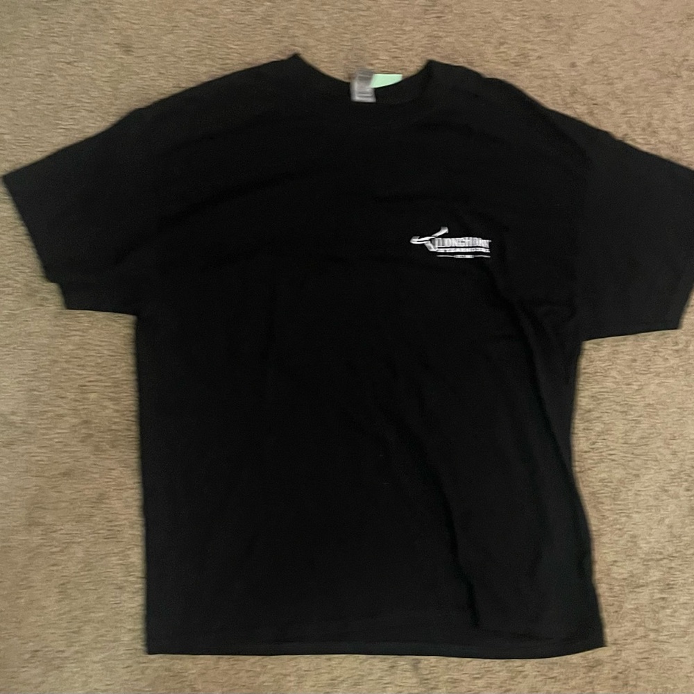 LONGHORN STEAKHOUSE Employee T-Shirt Unisex Sz XL Black